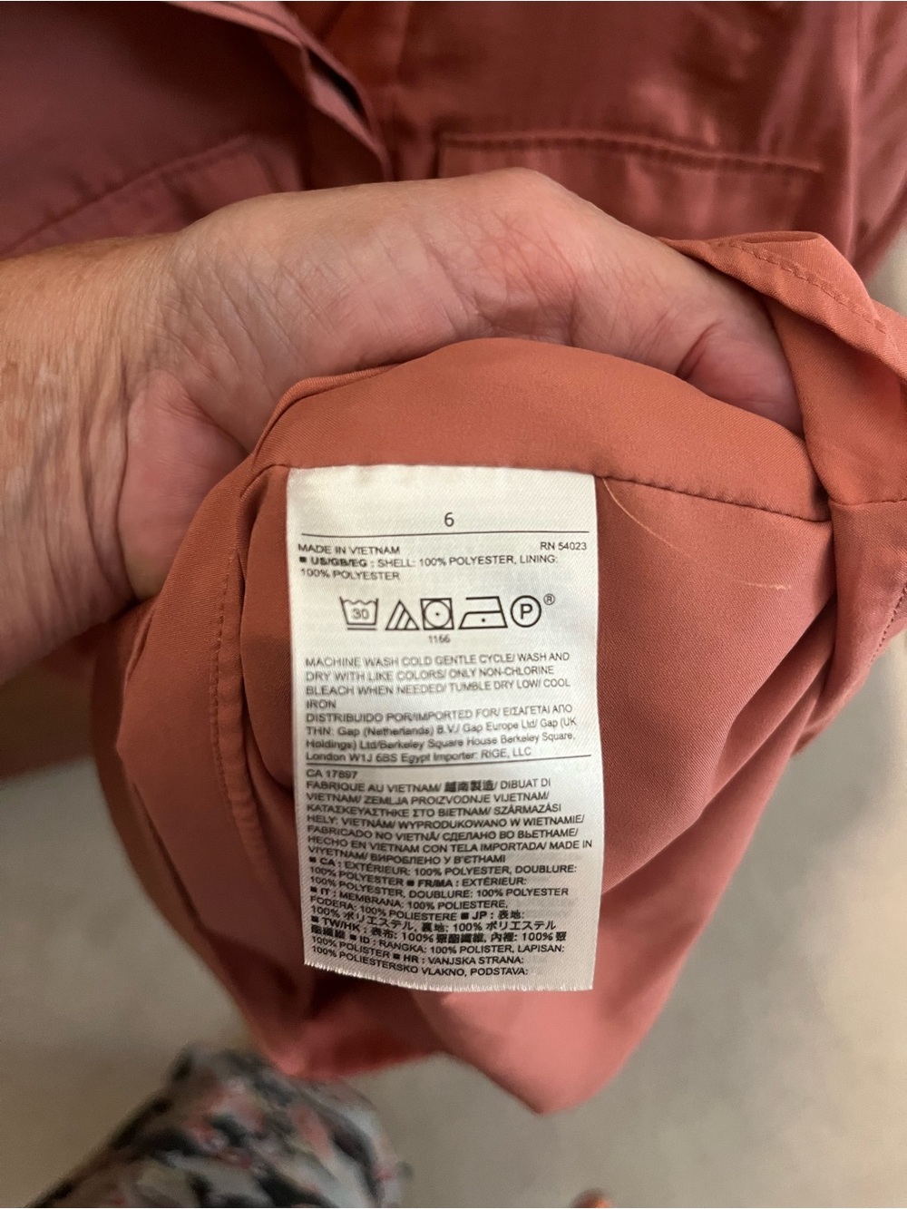 Banana Republic Dusty Rose Safari Style Mini Dress - Picture 4 of 4
